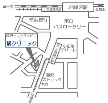 心療内科 橘 クリニックアクセスマップ